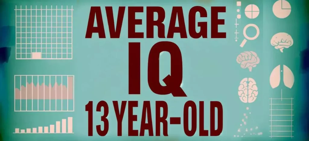 average iq for a 13 year old